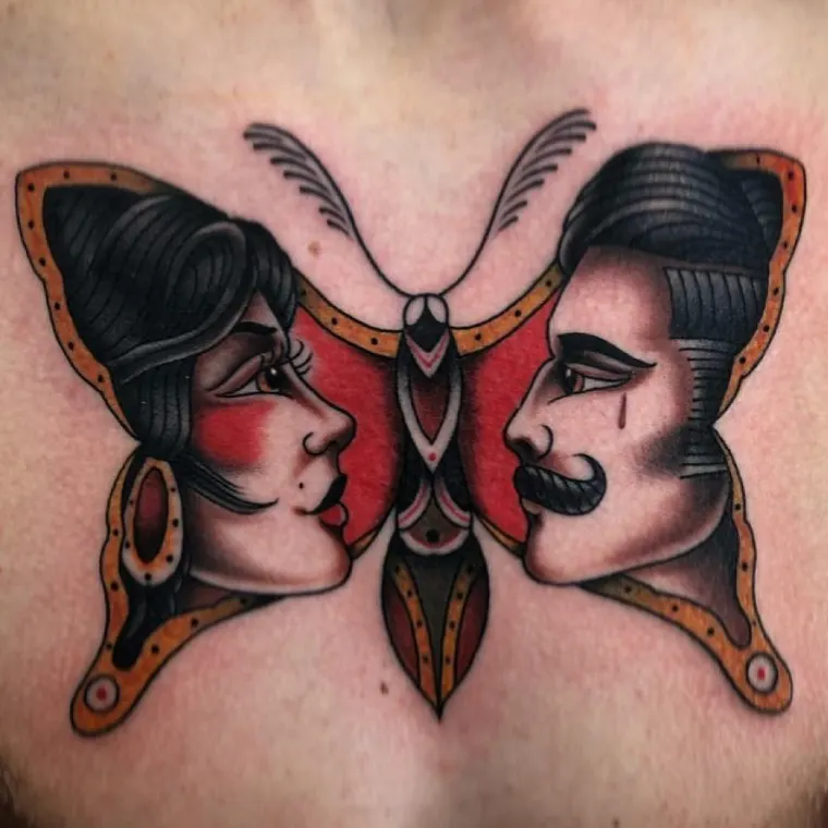 Tattoo done at Old School Tattoo