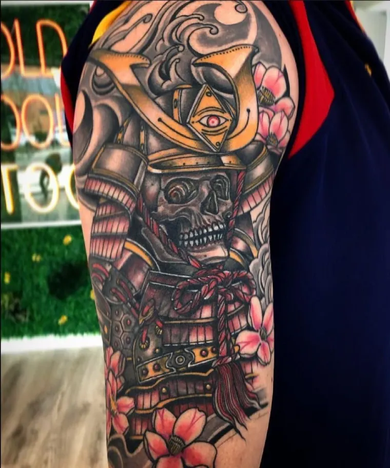 Tattoo done at Old School Tattoo