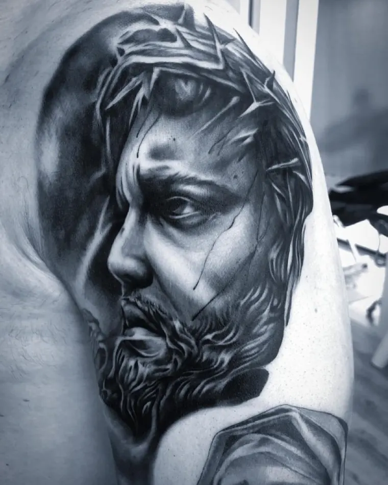 Tattoo done at Old School Tattoo