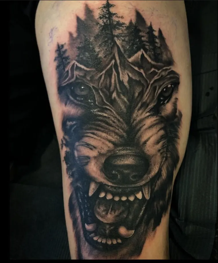 Tattoo done at Old School Tattoo