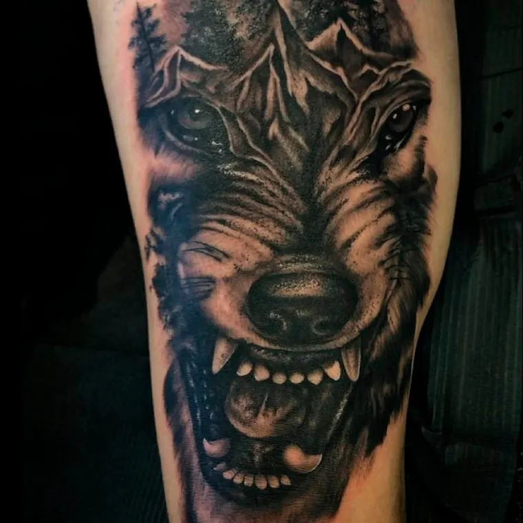 Tattoo done at Old School Tattoo