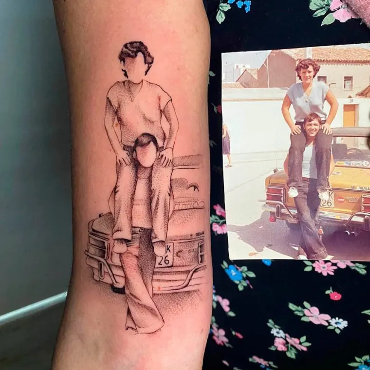 Tattoo done at Old School Tattoo